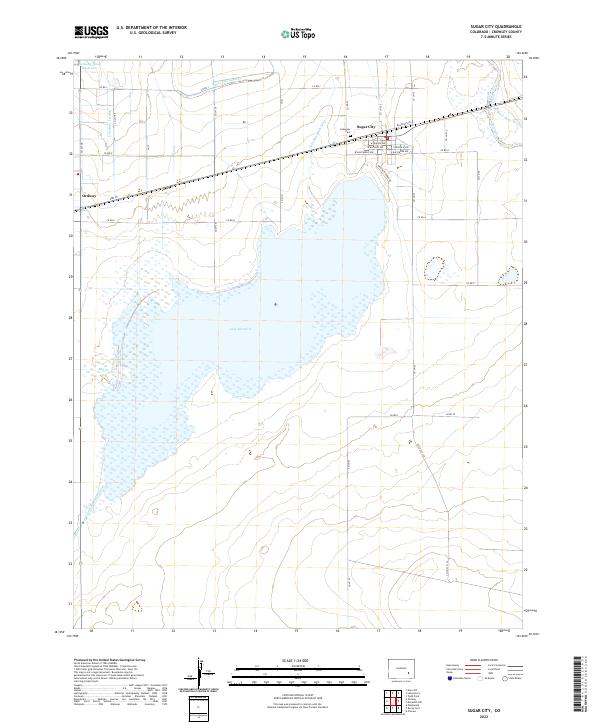 USGS Topographic Map – Sugar City