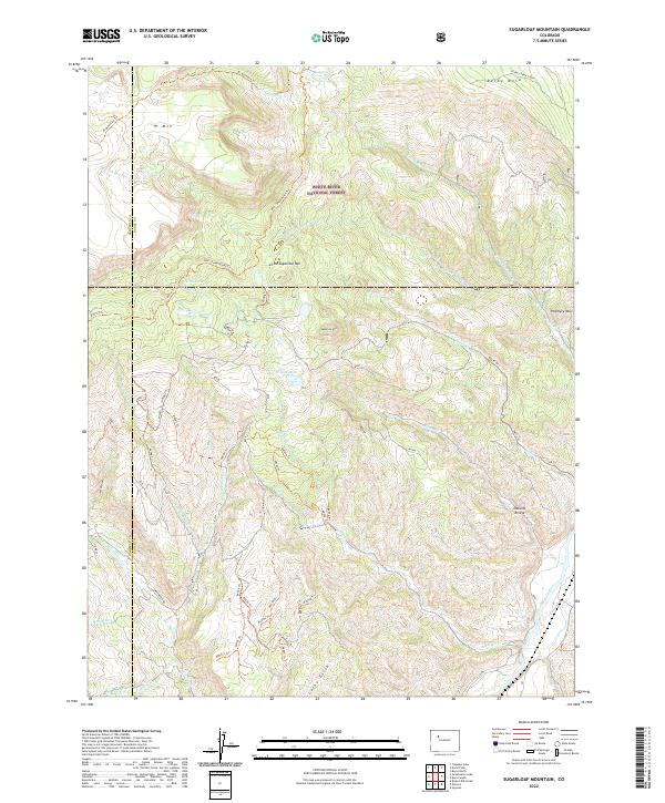 USGS Topographic Map – Sugarloaf Mountain