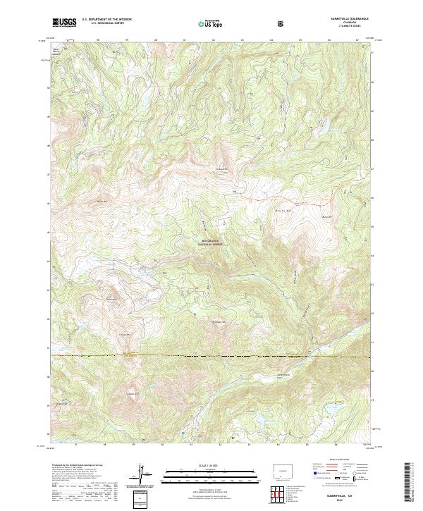 USGS Topographic Map – Summitville