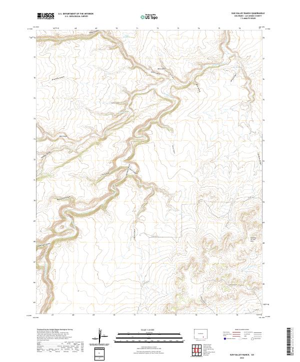 USGS Topographic Map – Sun Valley Ranch