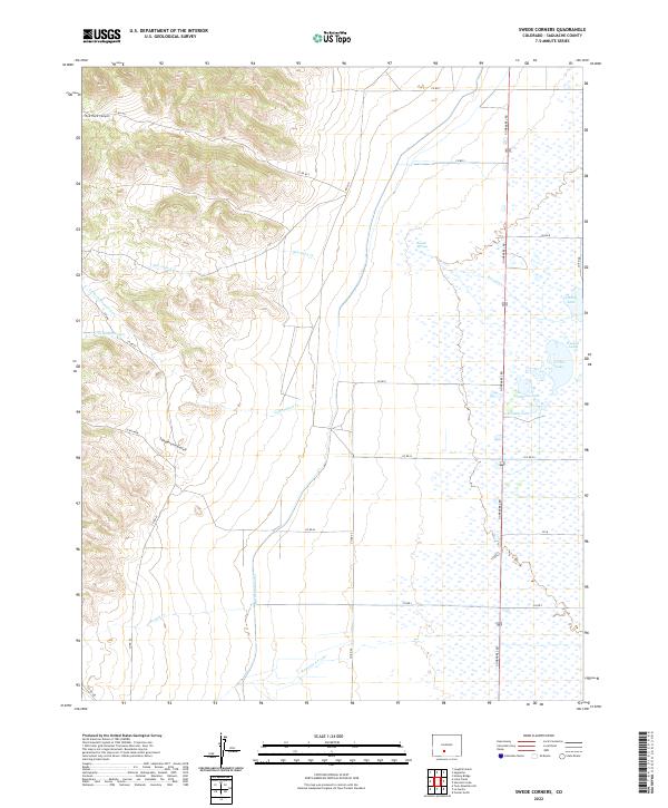USGS Topographic Map – Swede Corners