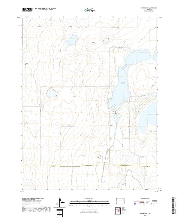 USGS Topographic Map – Swede Lake