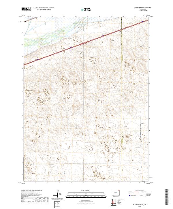 USGS Topographic Map – Tamarack Ranch