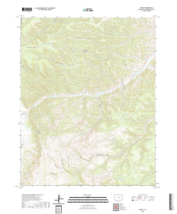 USGS Topographic Map – Tercio