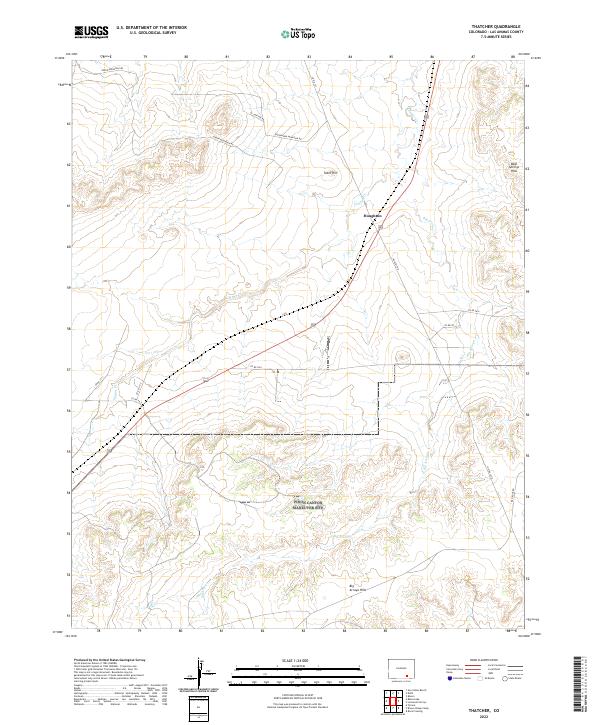 USGS Topographic Map – Thatcher