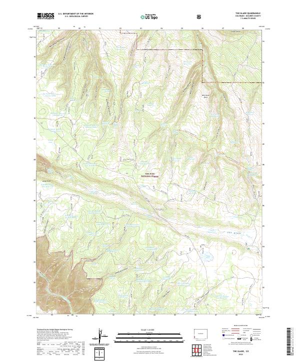 USGS Topographic Map – The Glade