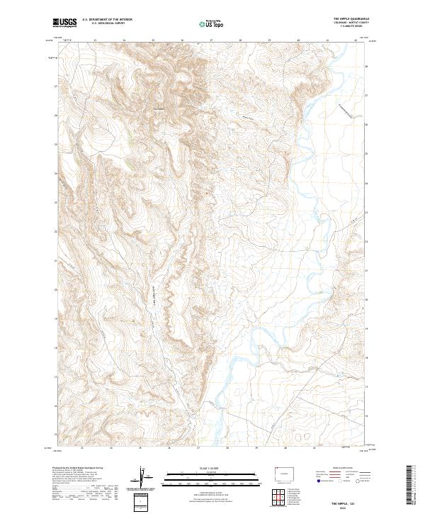 USGS Topographic Map – The Nipple