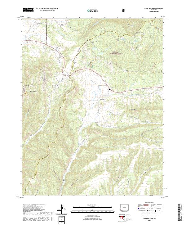 USGS Topographic Map – Thompson Park