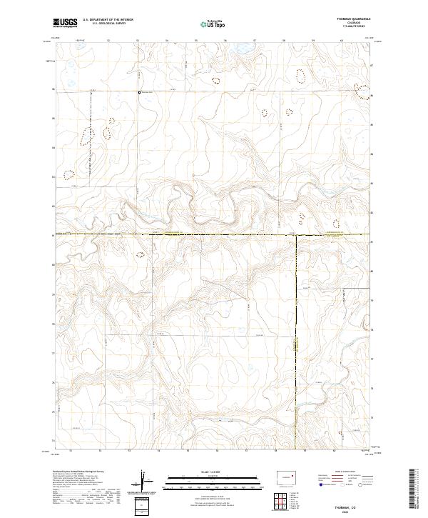 USGS Topographic Map – Thurman