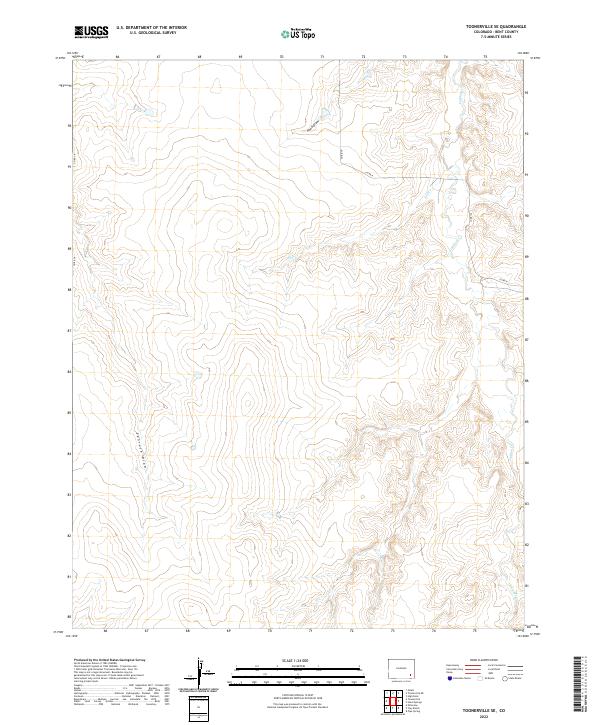 USGS Topographic Map – Toonerville SE
