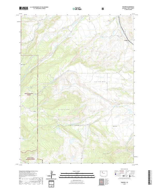 USGS Topographic Map – Trapper