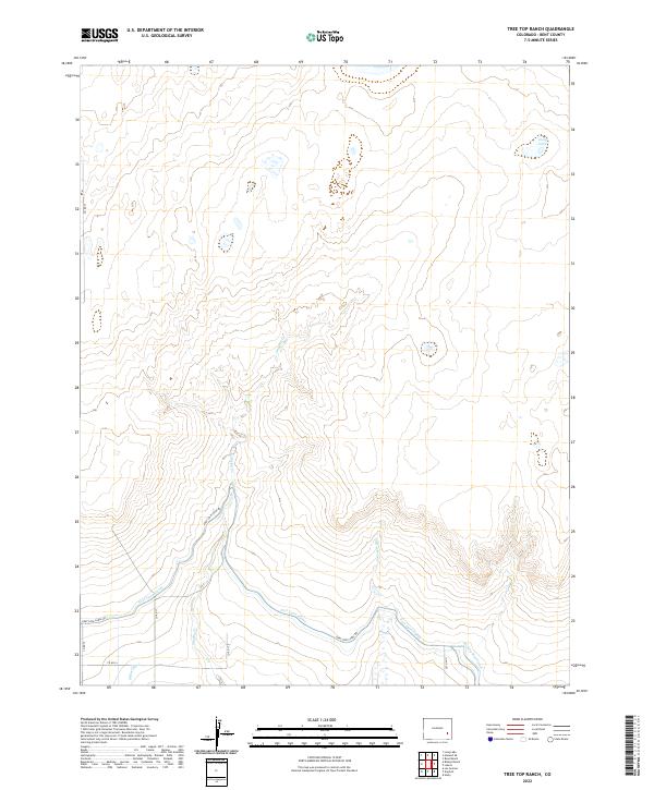 USGS Topographic Map – Tree Top Ranch