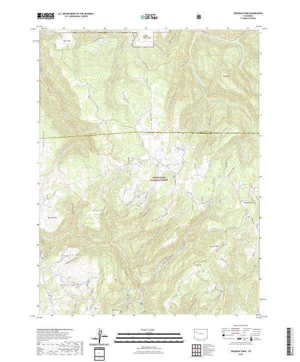 USGS Topographic Map – Triangle Park