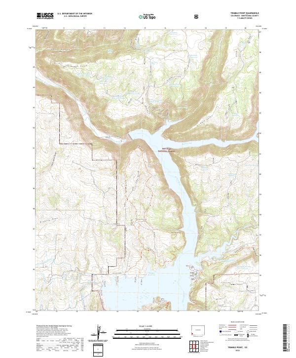 USGS Topographic Map – Trimble Point