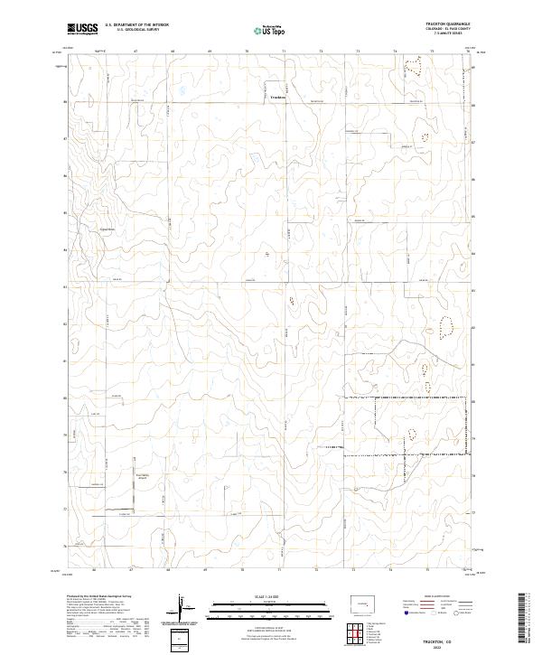 USGS Topographic Map – Truckton