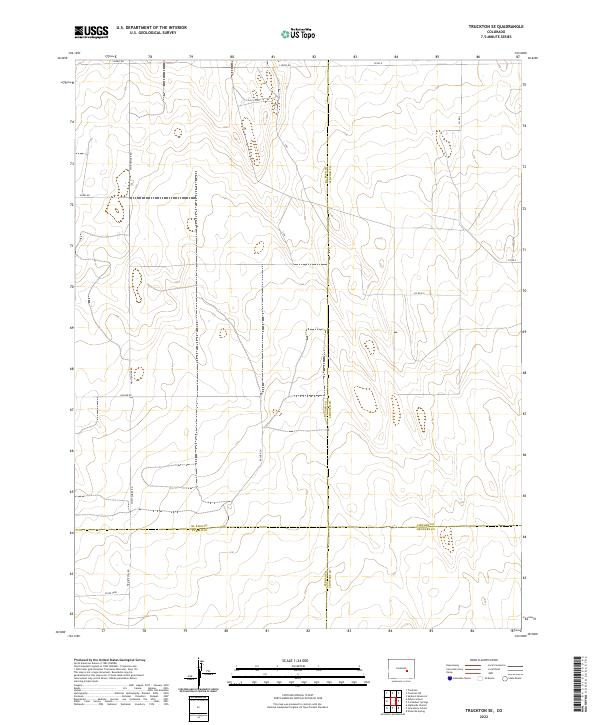 2022 Map of Truckton SE, 2022 Print