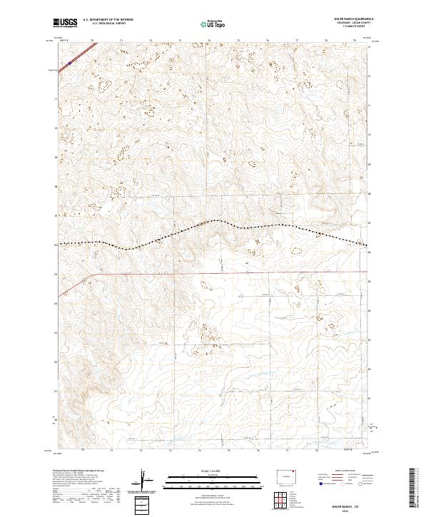 2022 Map of Uhler Ranch, 2022 Print