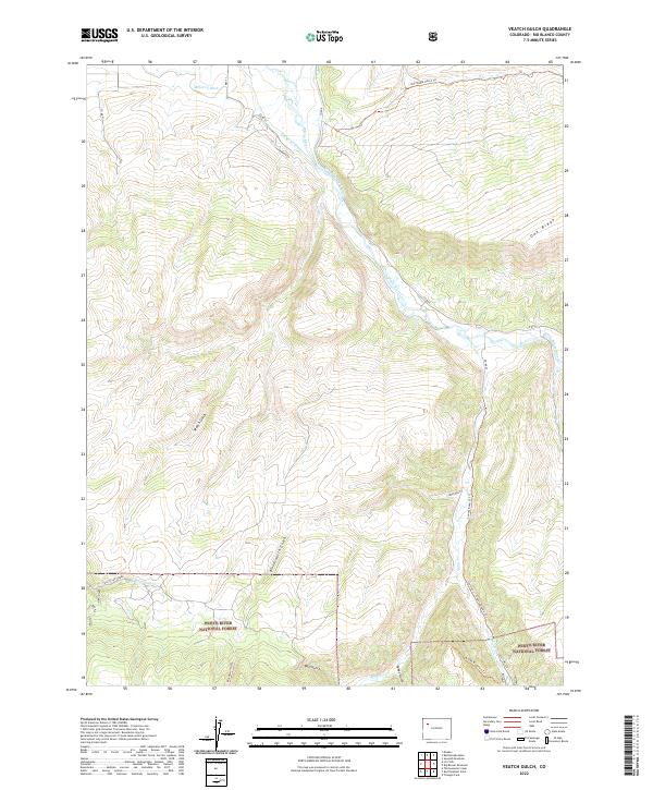 USGS Topographic Map – Veatch Gulch
