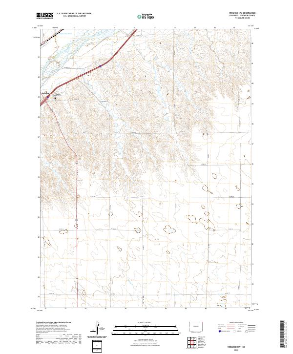 2022 Map of Venango NW, 2022 Print