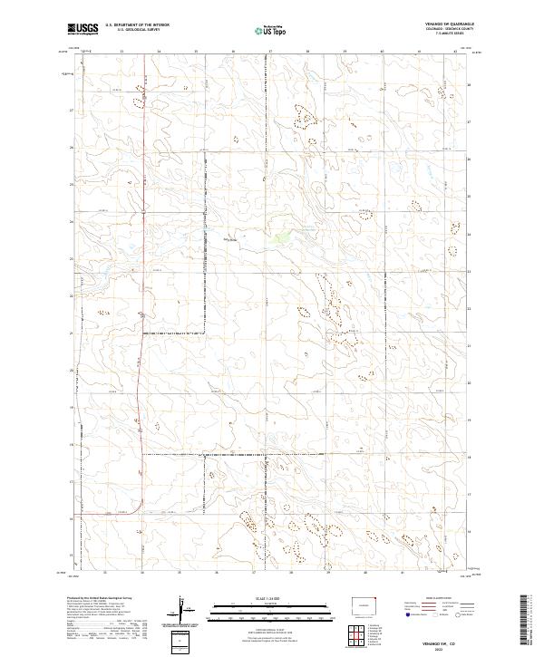 USGS Topographic Map – Venango SW