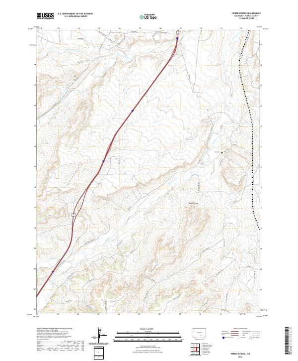 USGS Topographic Map – Verde School