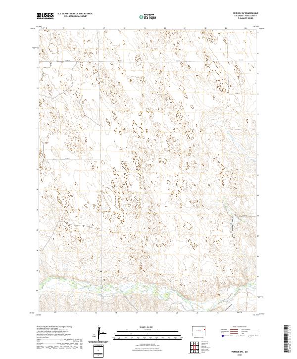 USGS Topographic Map – Vernon SW