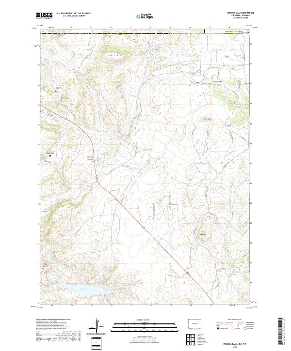 USGS Topographic Map – Virginia Dale