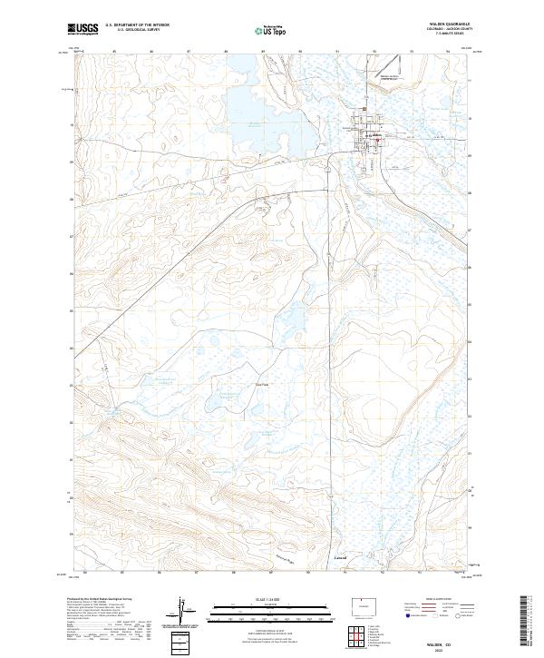 USGS Topographic Map – Walden