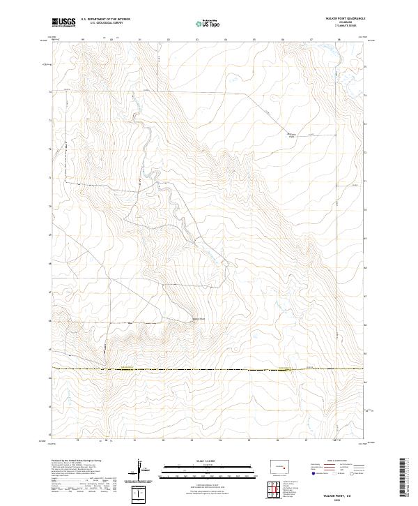 USGS Topographic Map – Walker Point