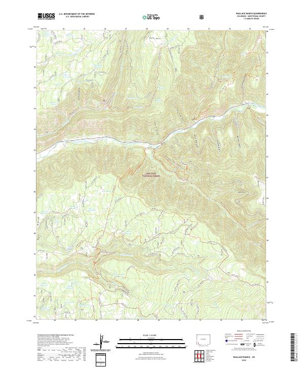 USGS Topographic Map – Wallace Ranch