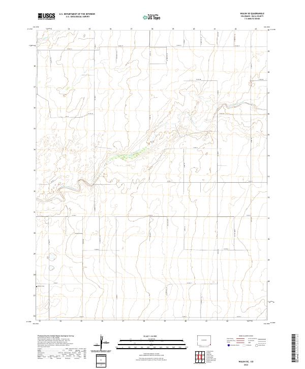 2022 Map of Walsh SE, 2022 Print