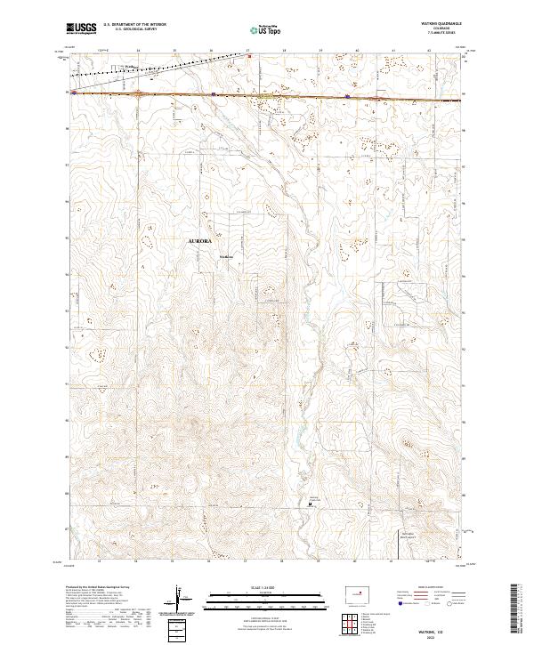 USGS Topographic Map – Watkins
