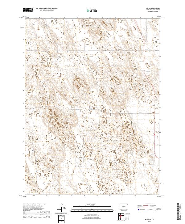 USGS Topographic Map – Wauneta