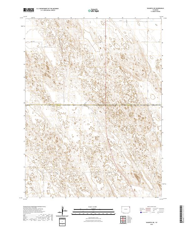 2022 Map of Wauneta NE, 2022 Print
