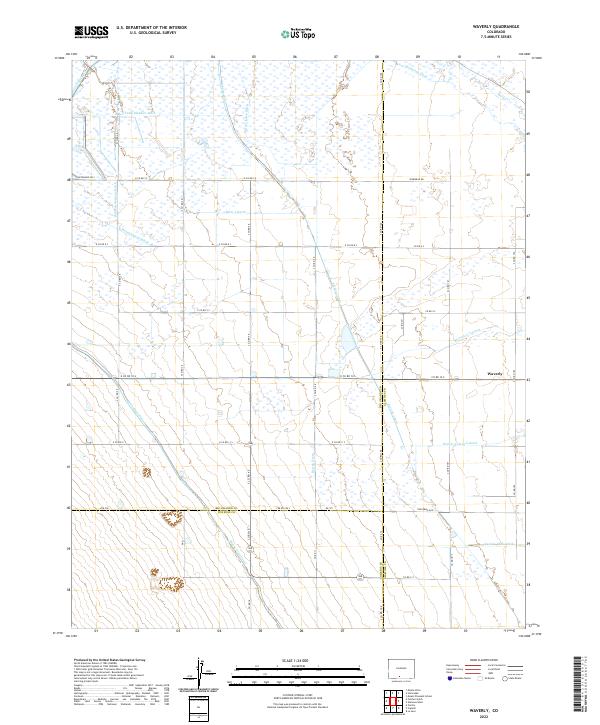 USGS Topographic Map – Waverly