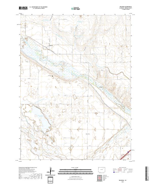 USGS Topographic Map – Weldona