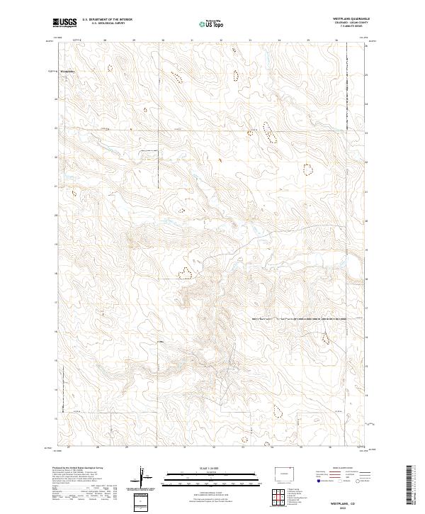USGS Topographic Map – Westplains