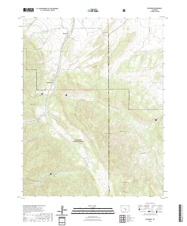 USGS Topographic Map – Wetmore