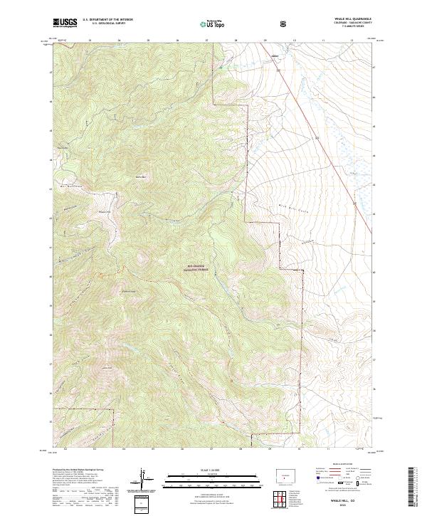 USGS Topographic Map – Whale Hill