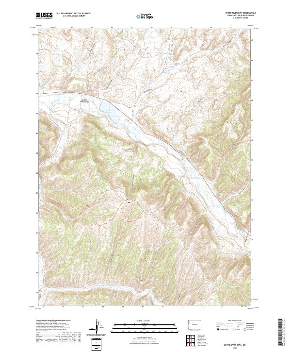 USGS Topographic Map – White River City