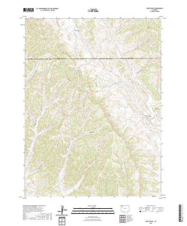 USGS Topographic Map – White Rock