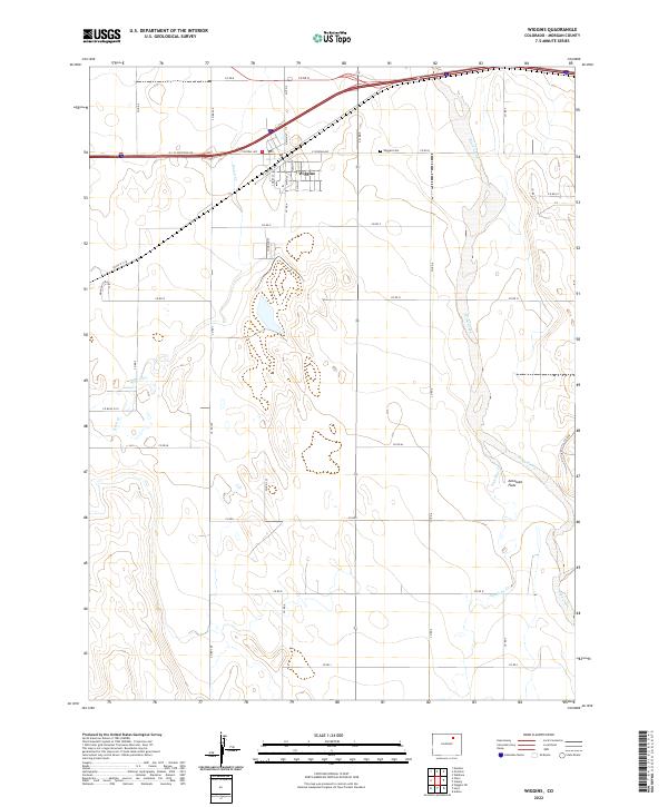 USGS Topographic Map – Wiggins