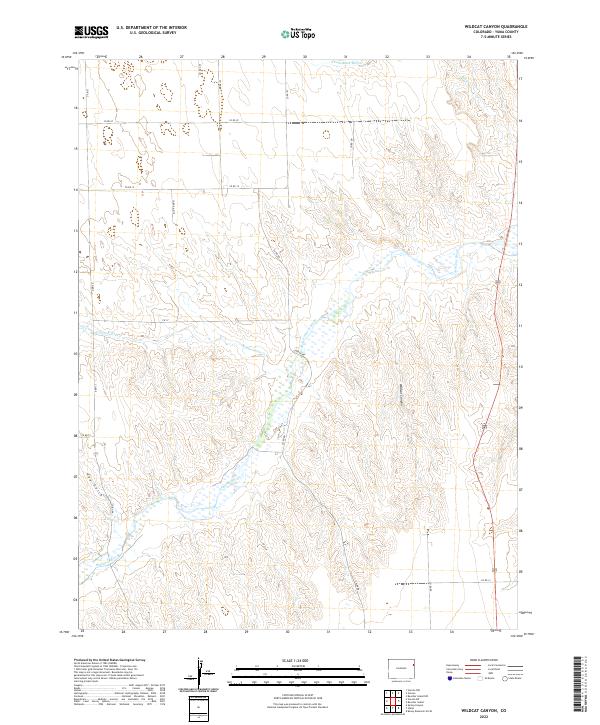 USGS Topographic Map – Wildcat Canyon