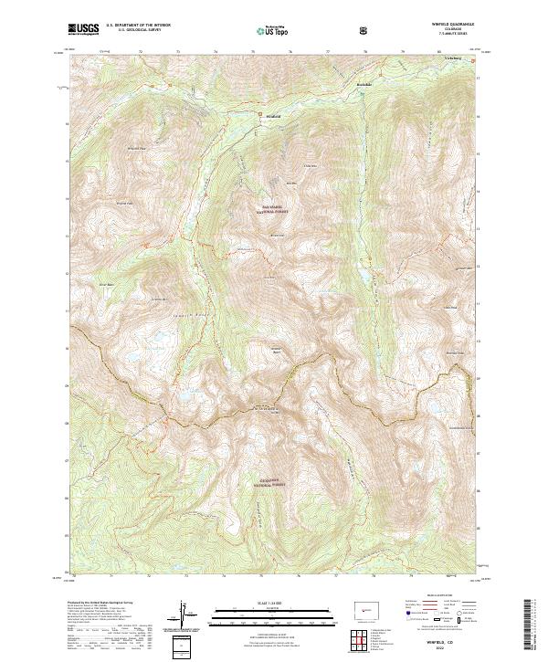 USGS Topographic Map – Winfield