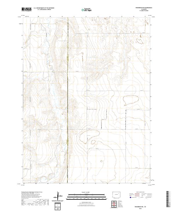 2022 Map of Woodrow NW, 2022 Print
