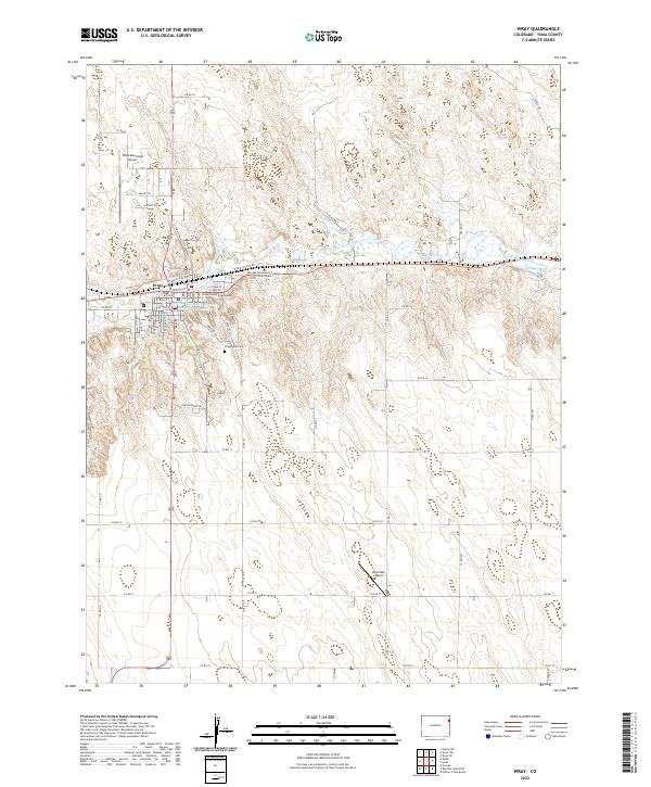 USGS Topographic Map – Wray