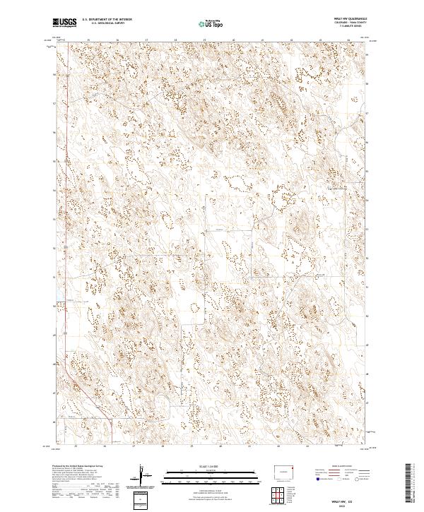 2022 Map of Wray NW, 2022 Print