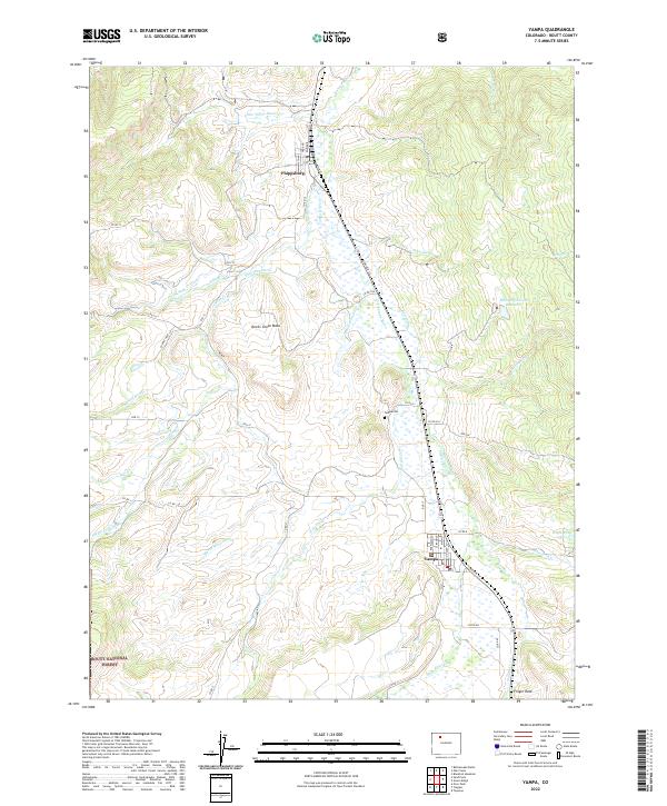 USGS Topographic Map – Yampa