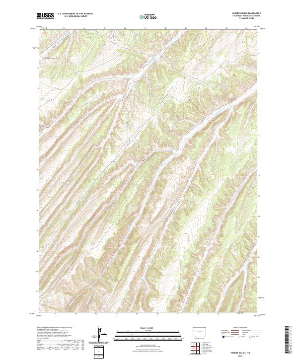 USGS Topographic Map – Yankee Gulch