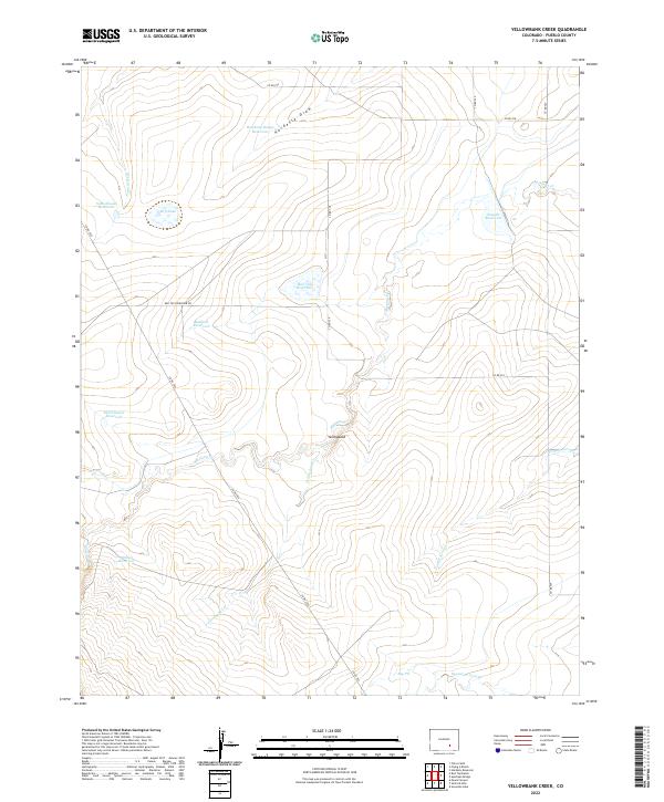 USGS Topographic Map – Yellowbank Creek